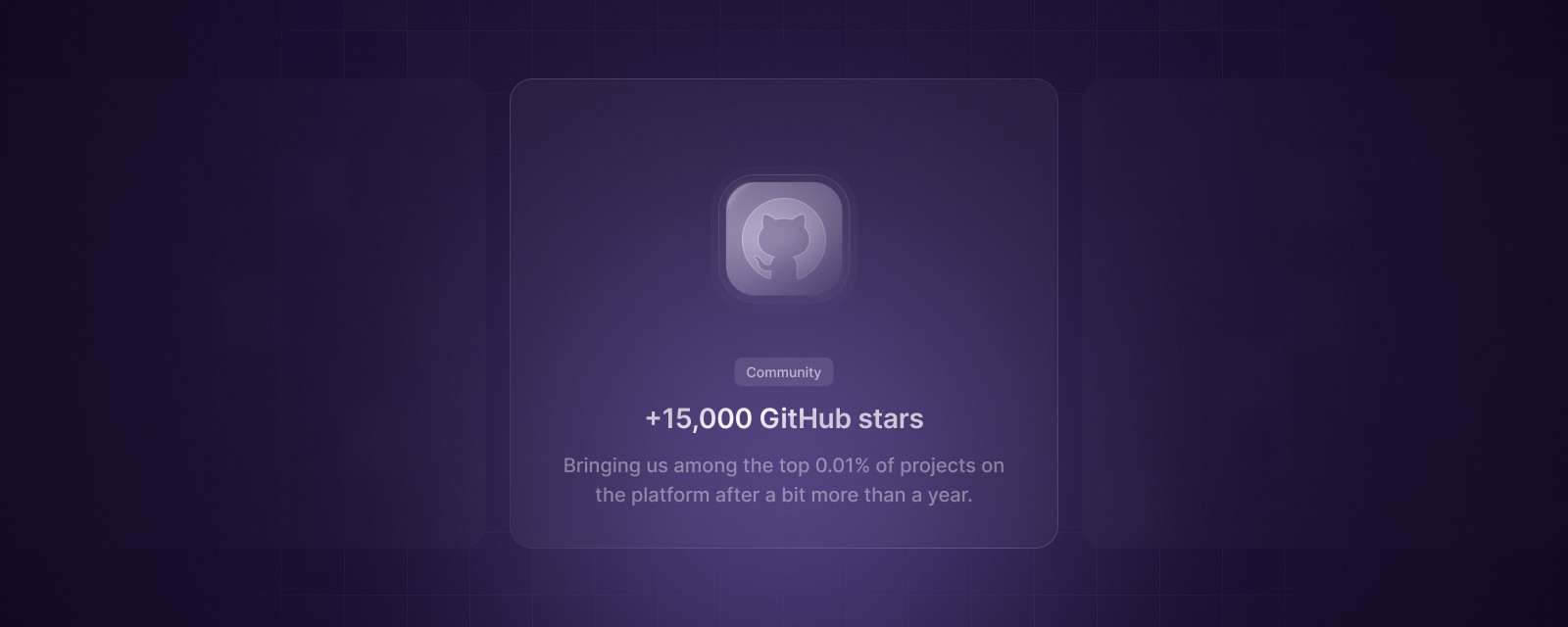 +15,000 GitHub stars
